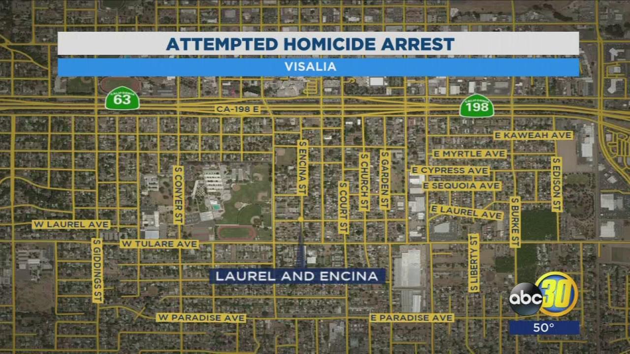 Man hospitalized after being stabbed in Visalia