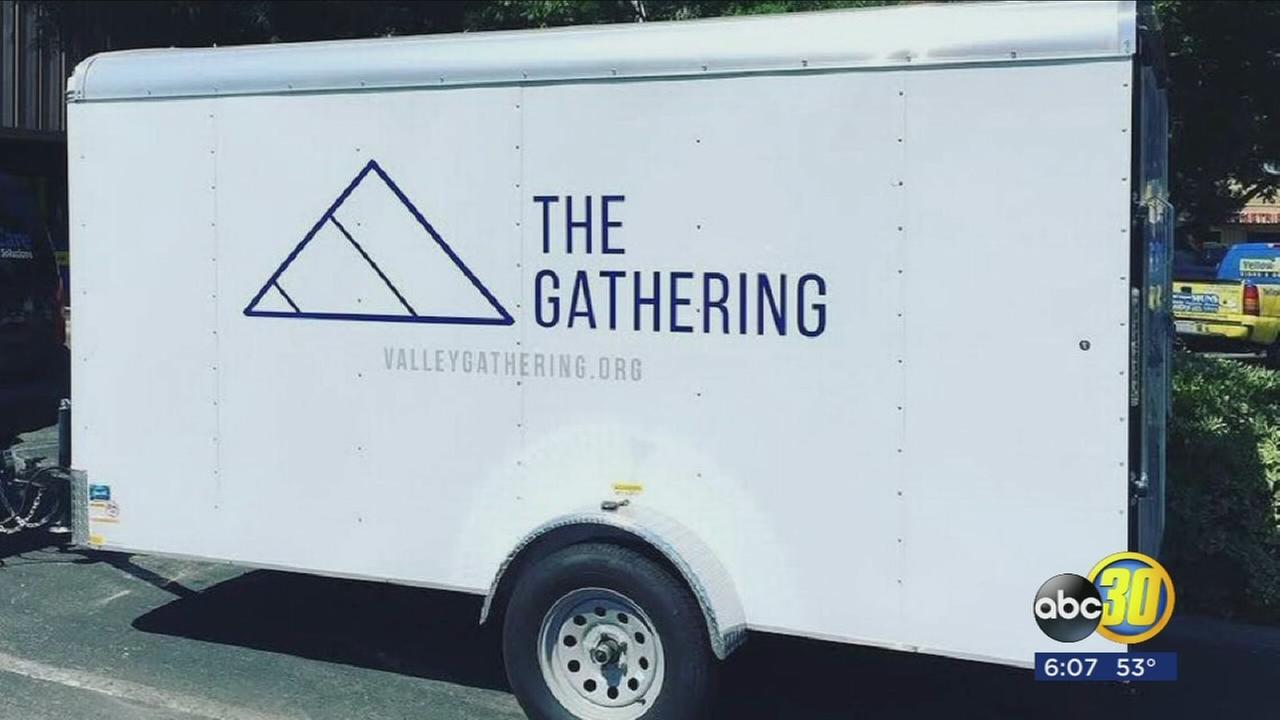 Theives steal trailer from Clovis church