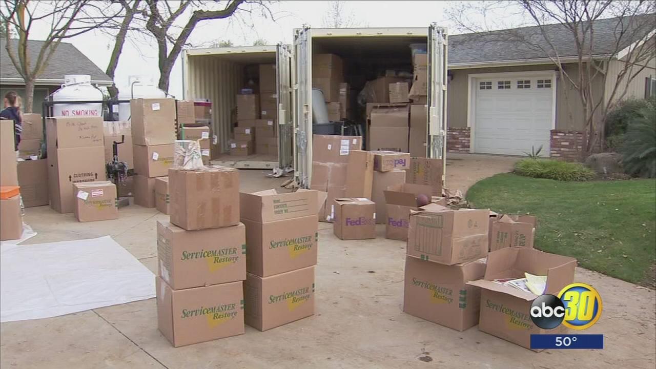 Thieves steal homeowners remaining items after losing his home to flooded canal last week
