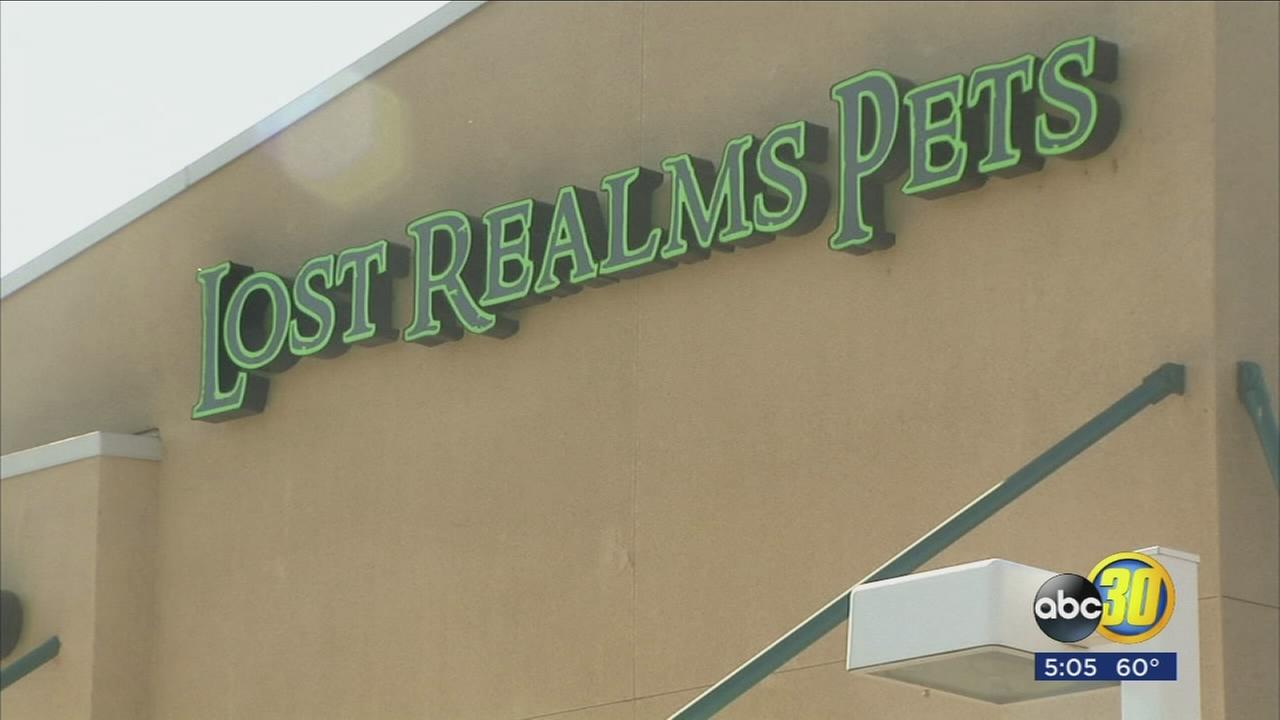 Lost Realms Pet Store in Northeast Fresno closed