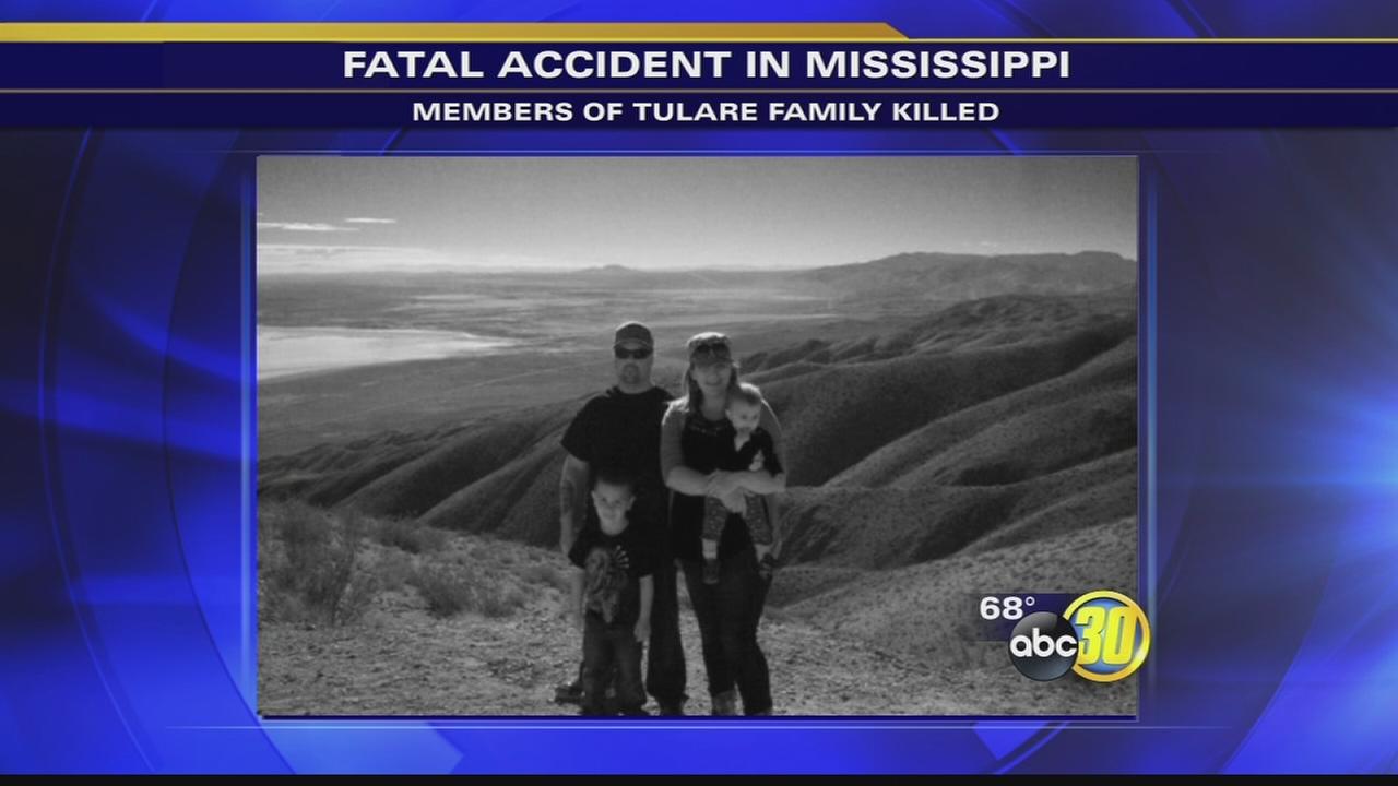 Members of Tulare family killed in Mississippi crash, 6yearold son
