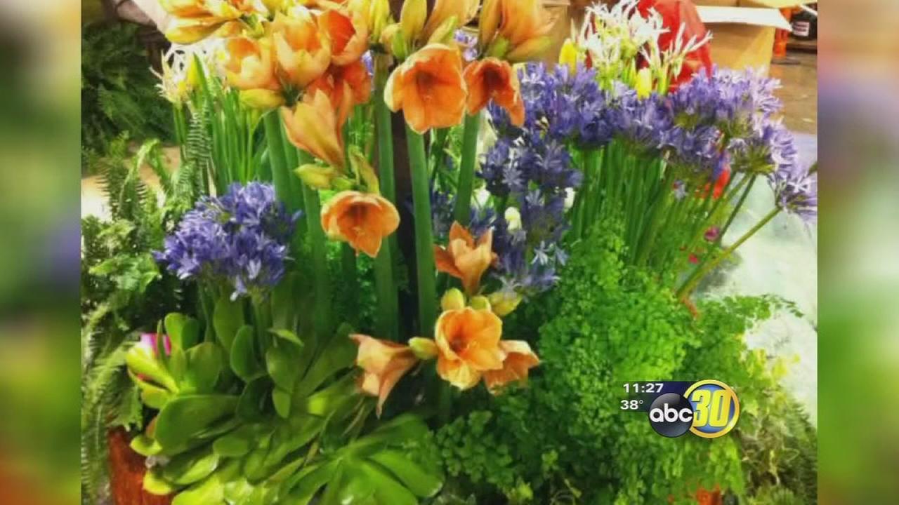 Clovis florist helps with Rose Parade float