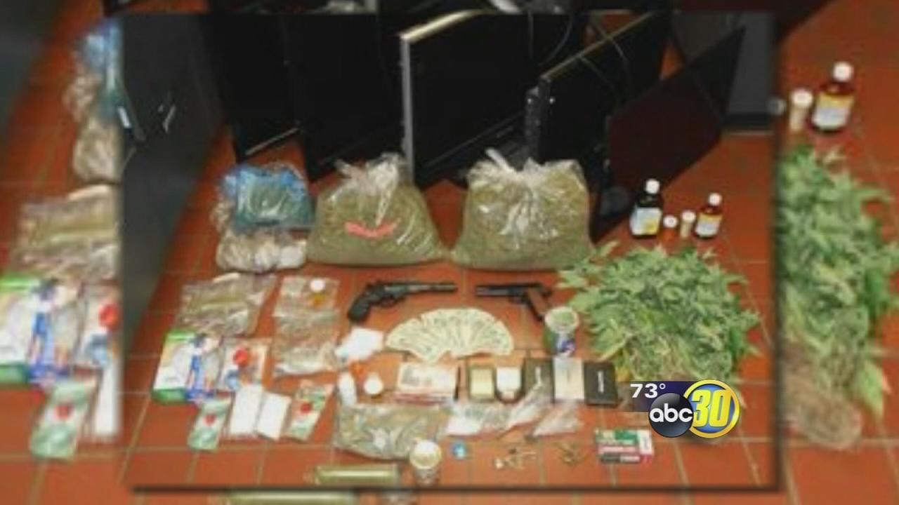 Police bust drug house near Merced school