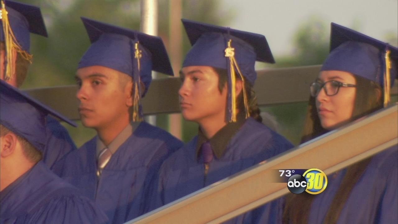 Clovis High School graduates nearly 700, at least 5,000 fill Lamonica