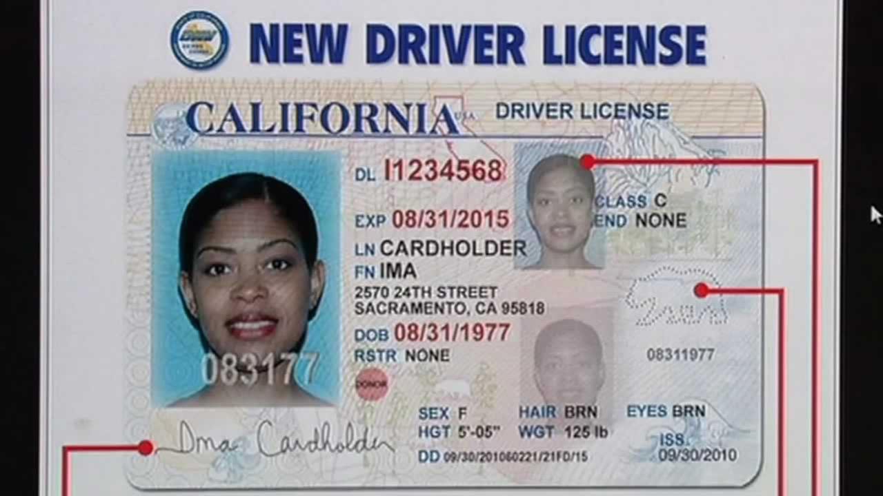 Document Number On Drivers License California 9068