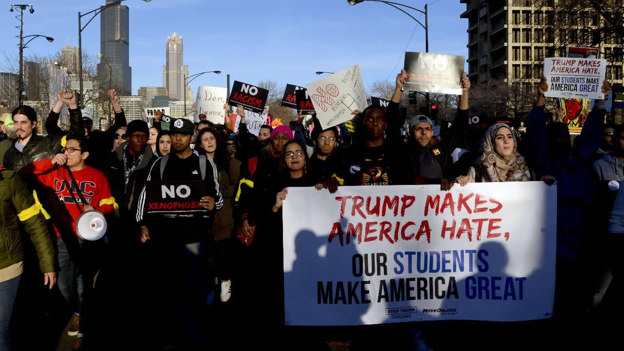 Trump Reacts to Protests, Violence That Forced Postponement of Chicago Rally