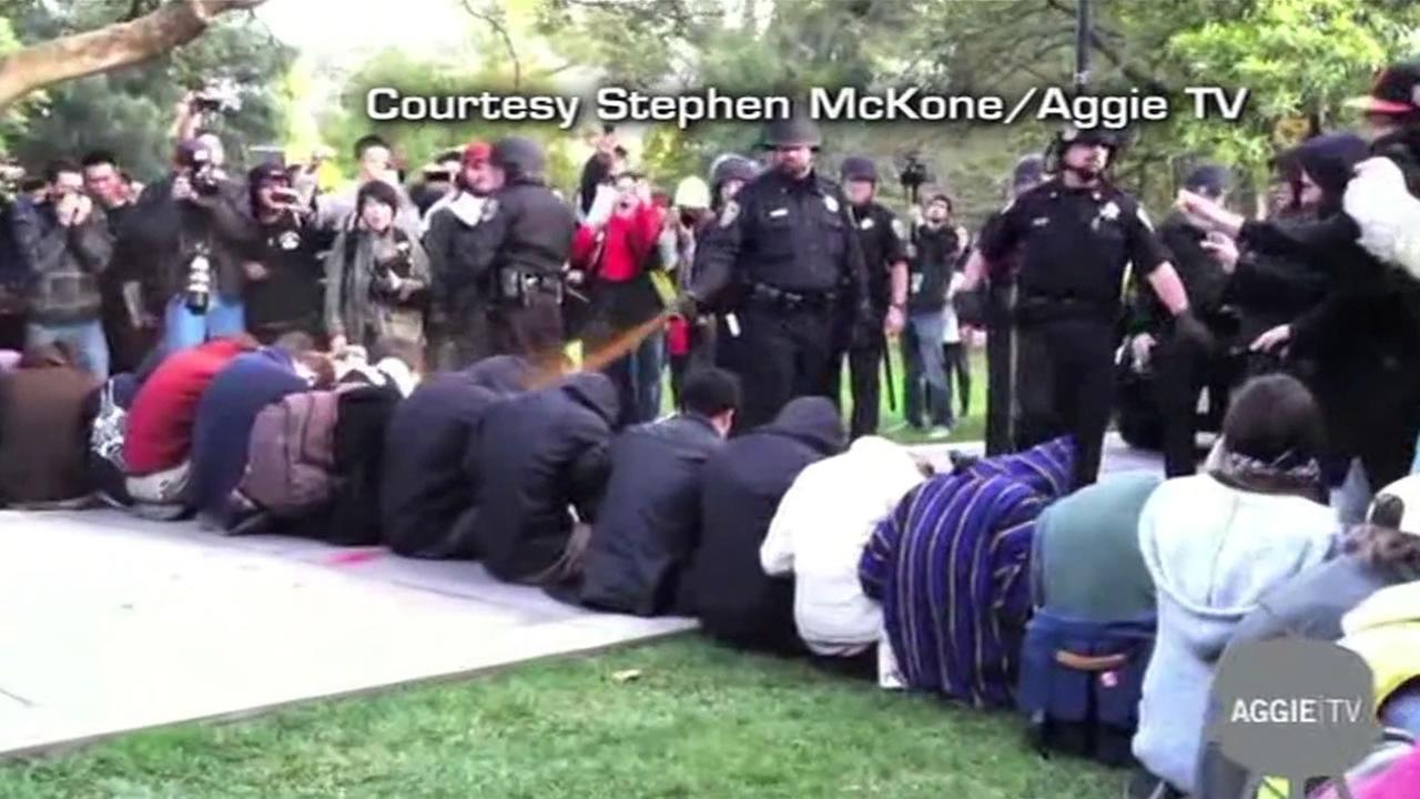 Lawmakers upset after learning UC Davis spent thousands cleaning image following pepper spray incident
