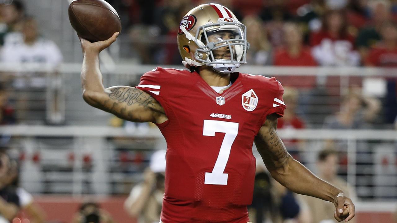 49ers' Colin Kaepernick speaks out about sitting through national