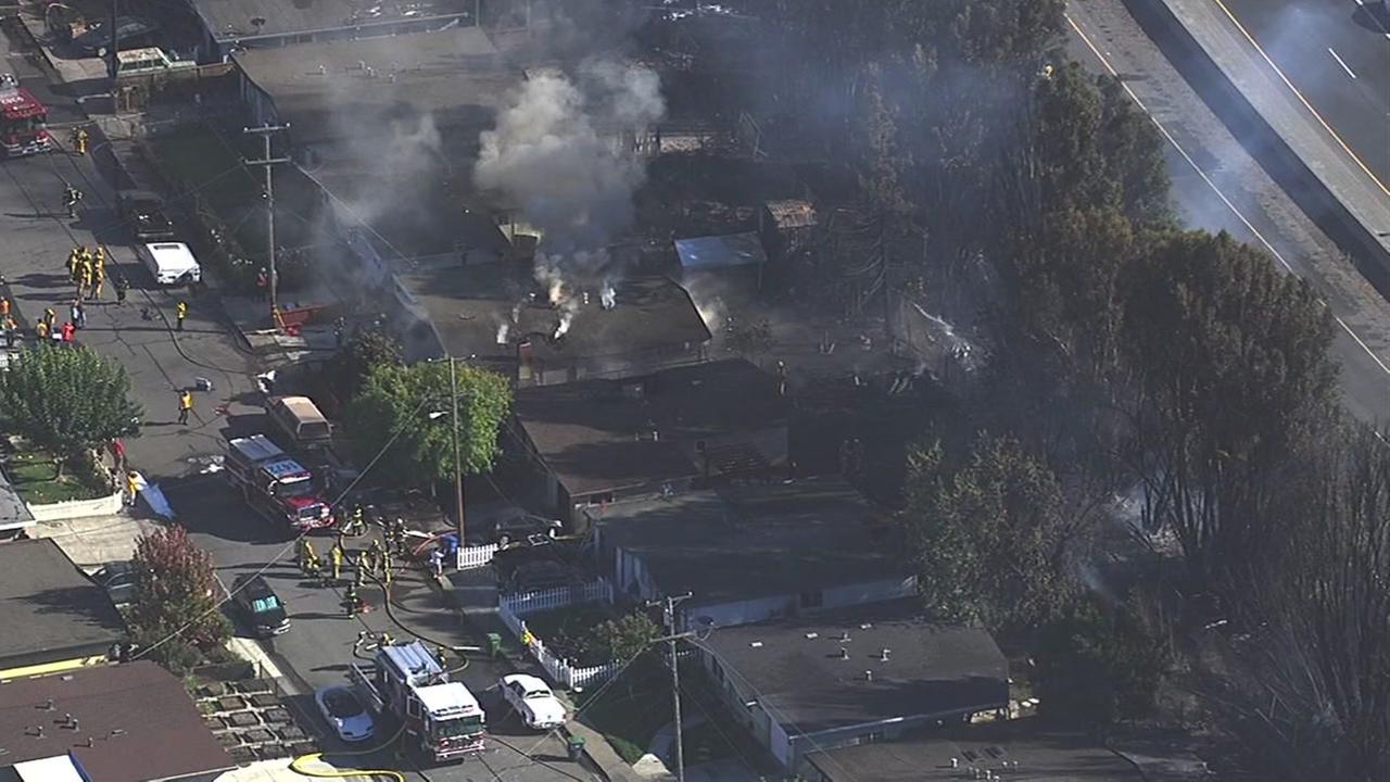 PHOTOS Fire in Petaluma burning multiple homes