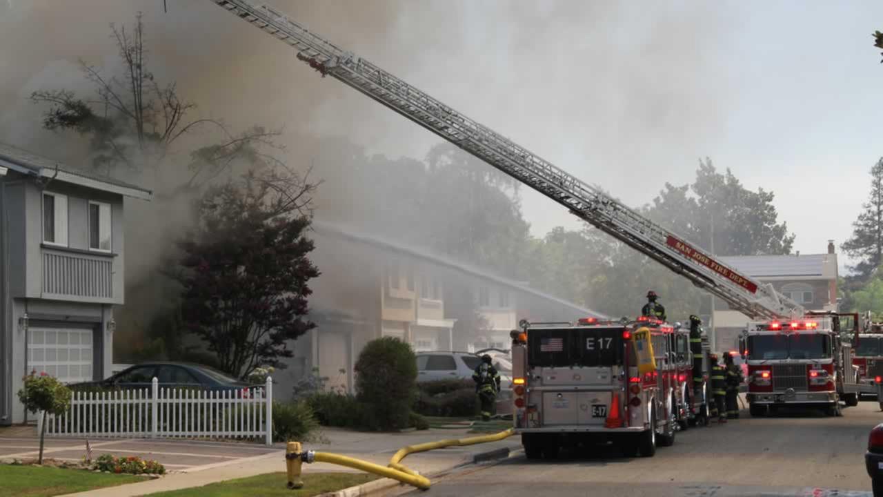 PHOTOS 5alarm San Jose fire destroys homes
