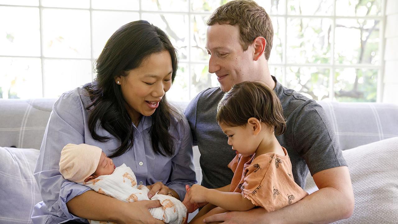 Mark Zuckerberg announces birth of second daughter August on Facebook