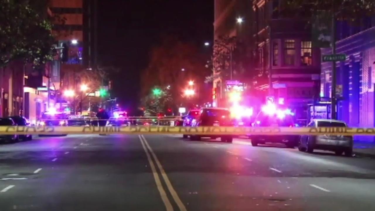One killed, two injured in downtown Oakland shooting