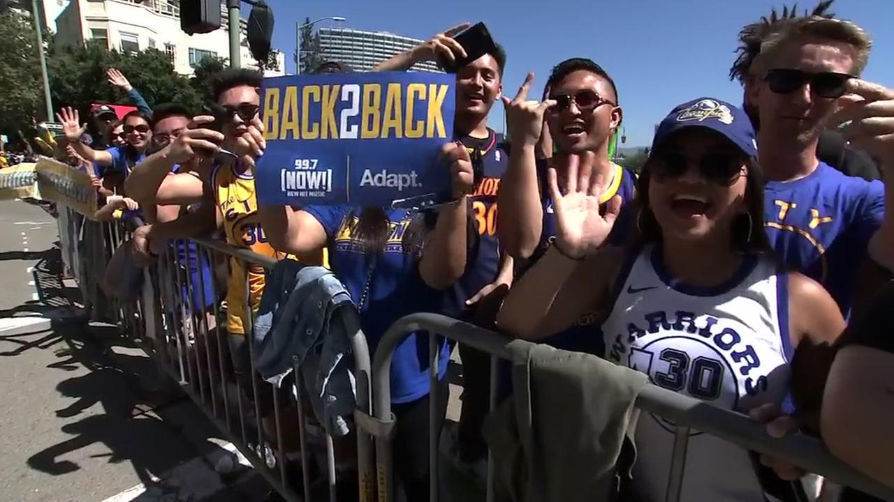 Image result for warriors parade 2018