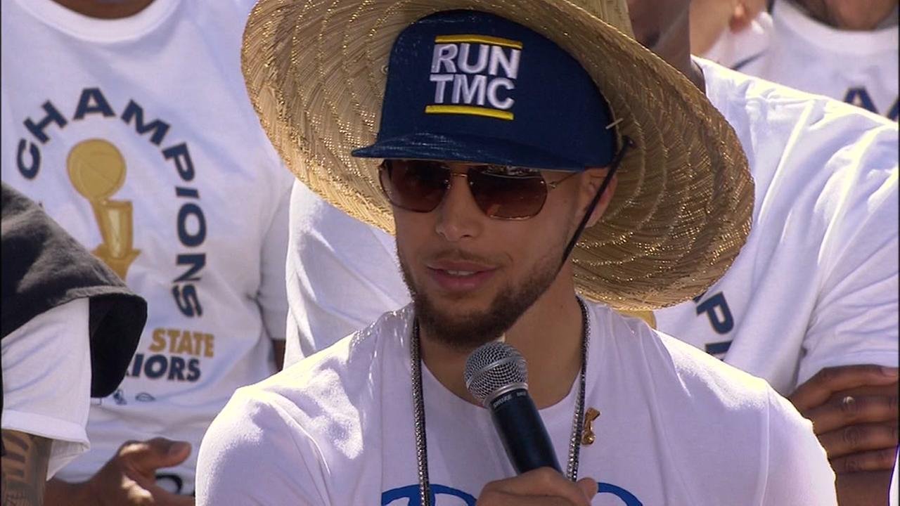Golden State Warriors 2018 victory parade in Oakland