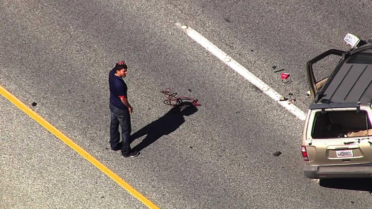 PHOTOS Highspeed chase ends in rollover crash on I280, drivers