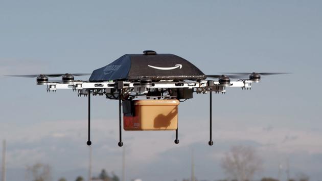 This undated image provided by Amazon.com shows the so-called Prime Air unmanned aircraft project that Amazon is working on. (AP Photo/Amazon)