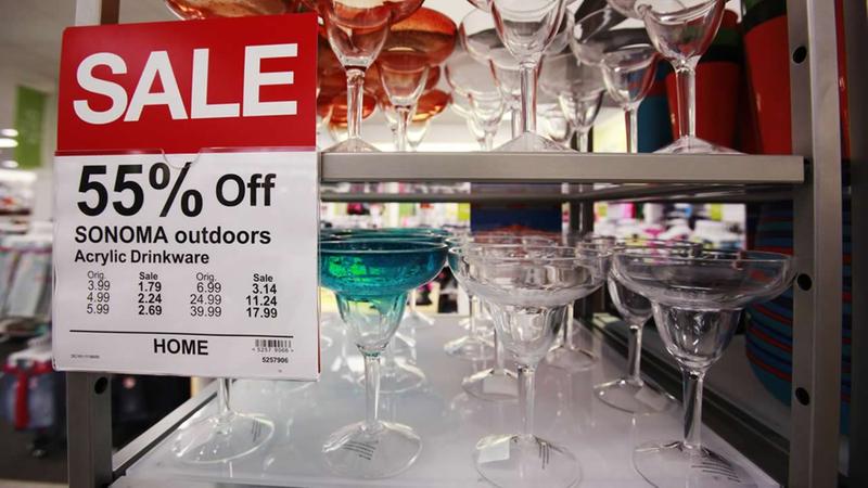 In this May 10, 2010 file photo, sale items are shown on display at a Kohl's store in Millbrae, Calif. (AP Photo/Paul Sakuma, file)