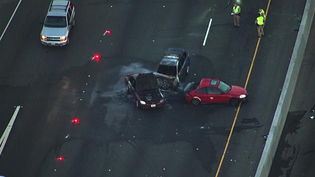 Fatal accident on I-880 in Oakland, Wednesday, July 29, 2015.