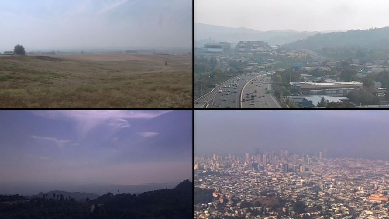 Smoky air spreads across Bay Area, smog concerns lead to Spare the Air