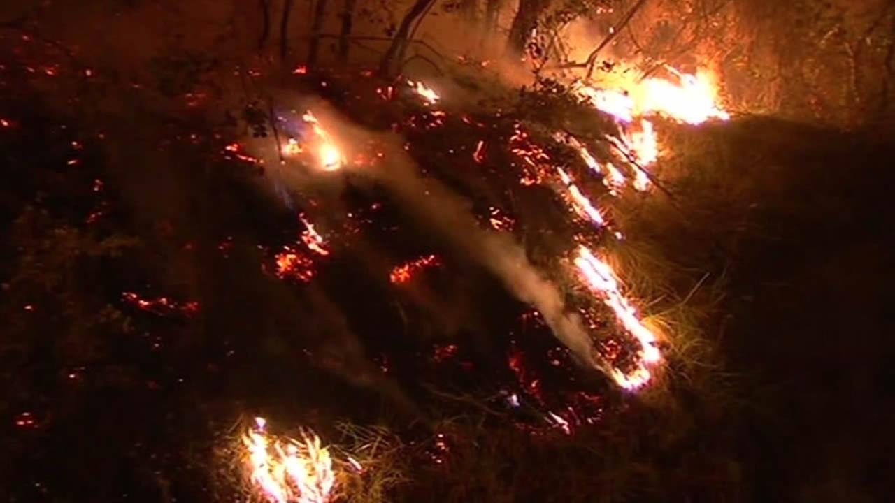 Crews Battling Brush Fire In Pope Valley Area Of Napa County 