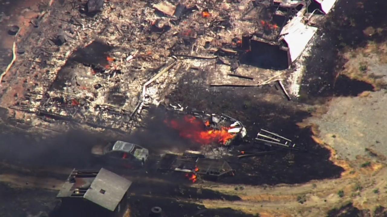 Rocky Fire near Clear Lake burns 25,750 acres, just 5 percent contained