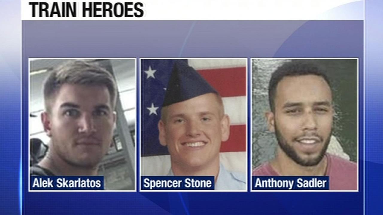 AMERICANS IN PARIS: Brave Trio Shows How to Takedown Cowardly Gunmen (photo)