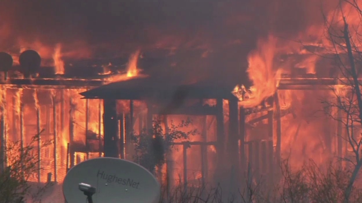 The Valley Fire in Lake County, Calif. burned thousands of acres on Sunday, September 13, 2015. <span class=meta>KGO-TV</span>