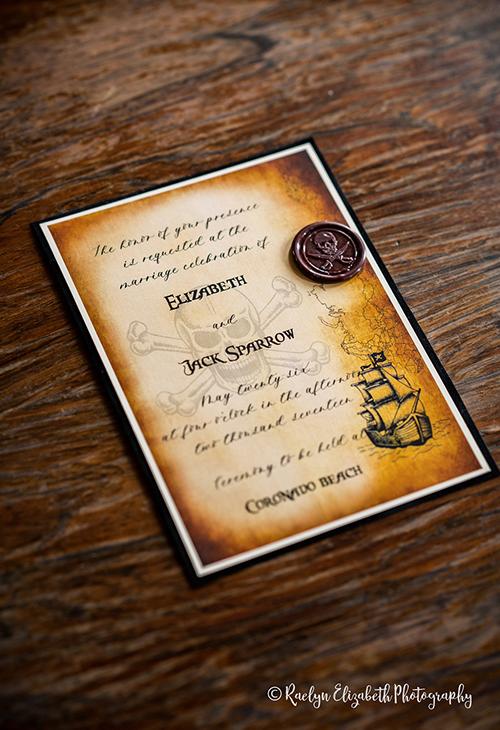 'Pirates of the Caribbean'inspired wedding hits all the marks
