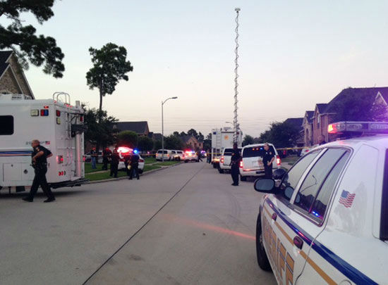 <div class='meta'><div class='origin-logo' data-origin='none'></div><span class='caption-text' data-credit='Photo/ABC-13'>Photos from standoff  in north Harris County, Wednesday, July 9, 2014.</span></div>
