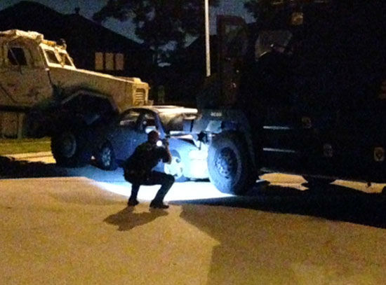 <div class='meta'><div class='origin-logo' data-origin='none'></div><span class='caption-text' data-credit='Photo/ABC-13'>Photos from standoff  in north Harris County, Wednesday, July 9, 2014.</span></div>