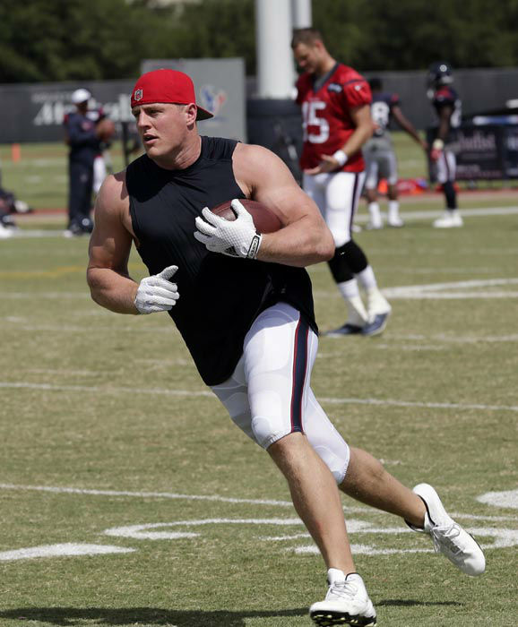 Shirtless J J Watt Flexes Abs On Men S Health Magazine Cover