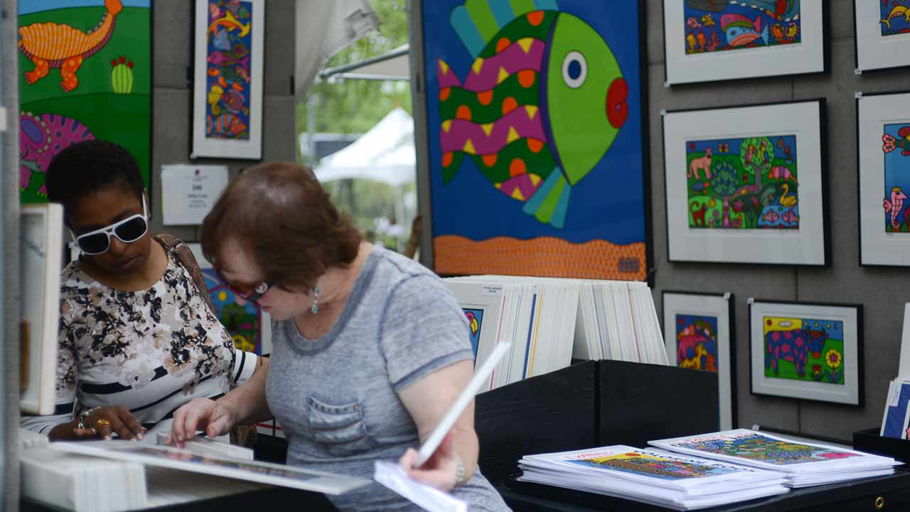 Bayou City Art Festival Downtown 2014