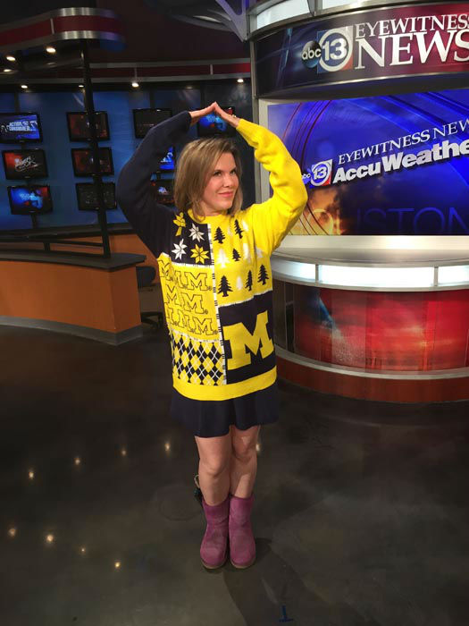 We're celebrating National Ugly Christmas Sweater Day today at ABC-13