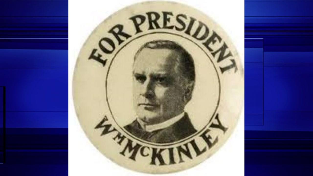 Campaign buttons through the years