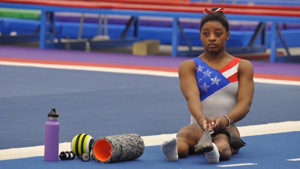 Olympic gymnast Simone Biles returns to Houston on Wednesday