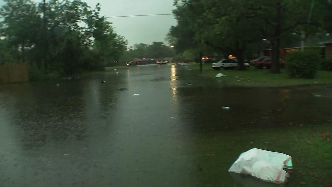 PHOTOS Flood waters in Brazoria and Galveston Counties
