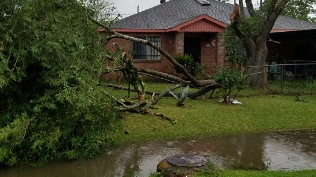 Photos: Storm Damage And Flooding In Houston Area 