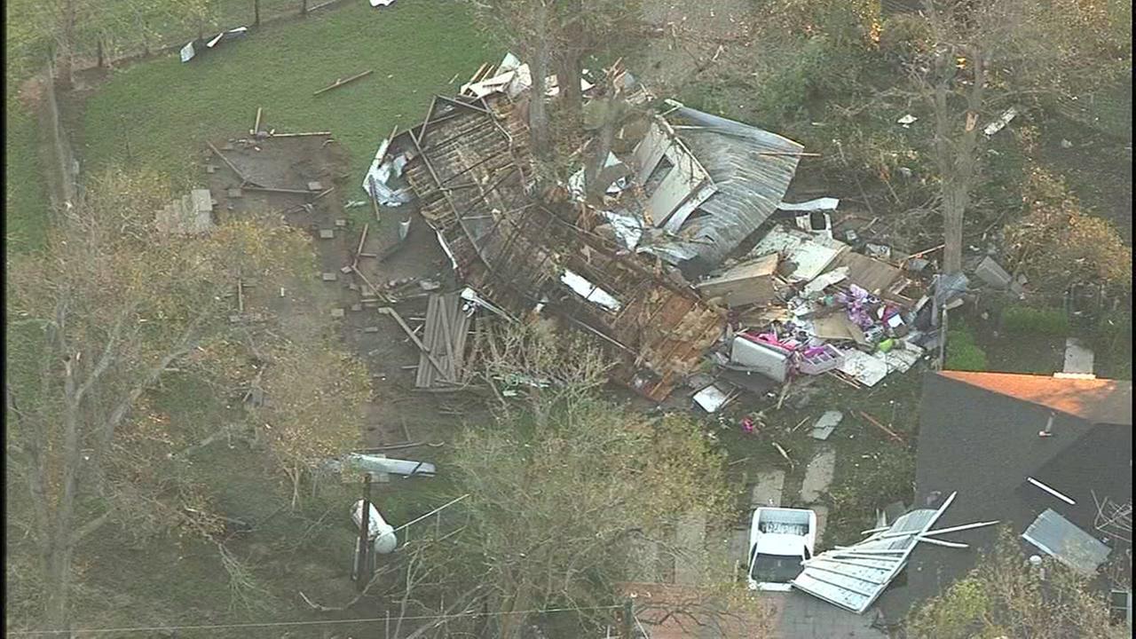 Severe weather moves through SE Texas, ravages Sealy