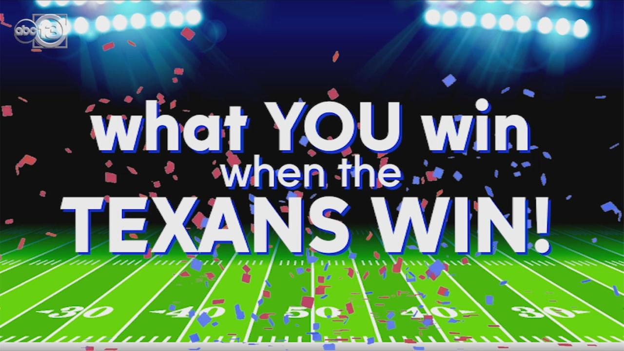 Houston freebies after texans win