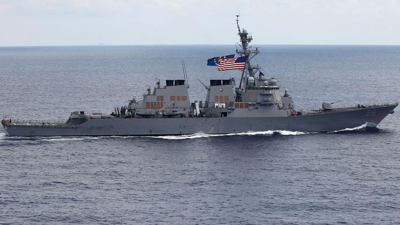 Brave MR collides with US Navy destroyer