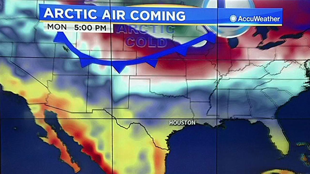 Could Arctic front bring mix of ice, snow and freezing rain?