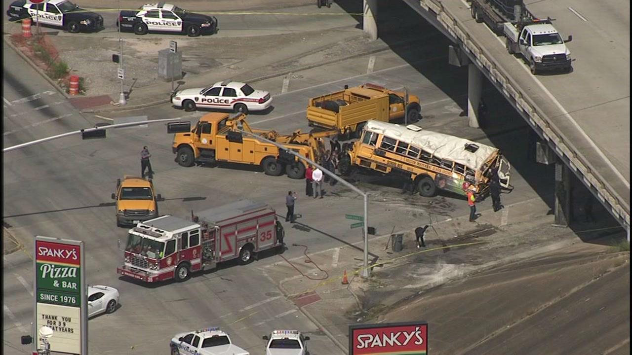 PHOTOS Deadly school bus crash in southeast Houston