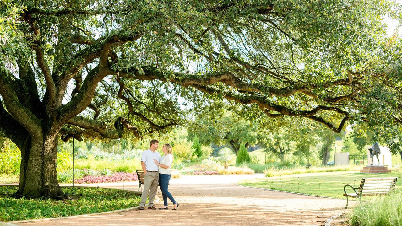 Great places to take engagement photos in Houston
