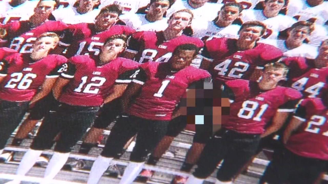 Arizona HS football player who exposed self in team photo after dare