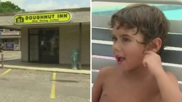 Boy banned from doughnut shop