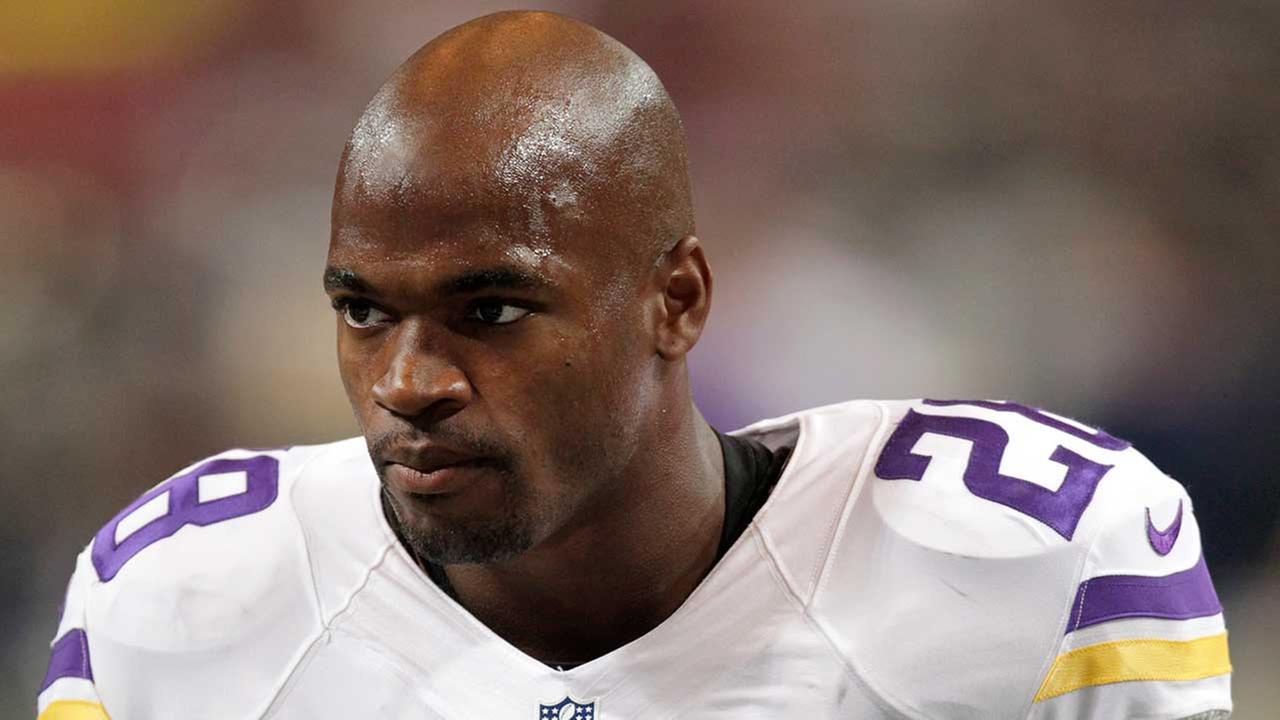Minnesota VIkings star running back Adrian Peterson has been indicted in Montgomery County. (AP - 306591_1280x720