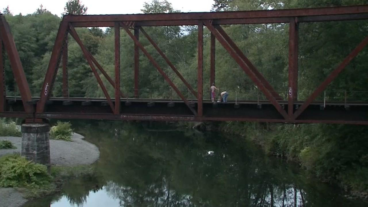 VIDEO Man throws 4yearold boy off bridge