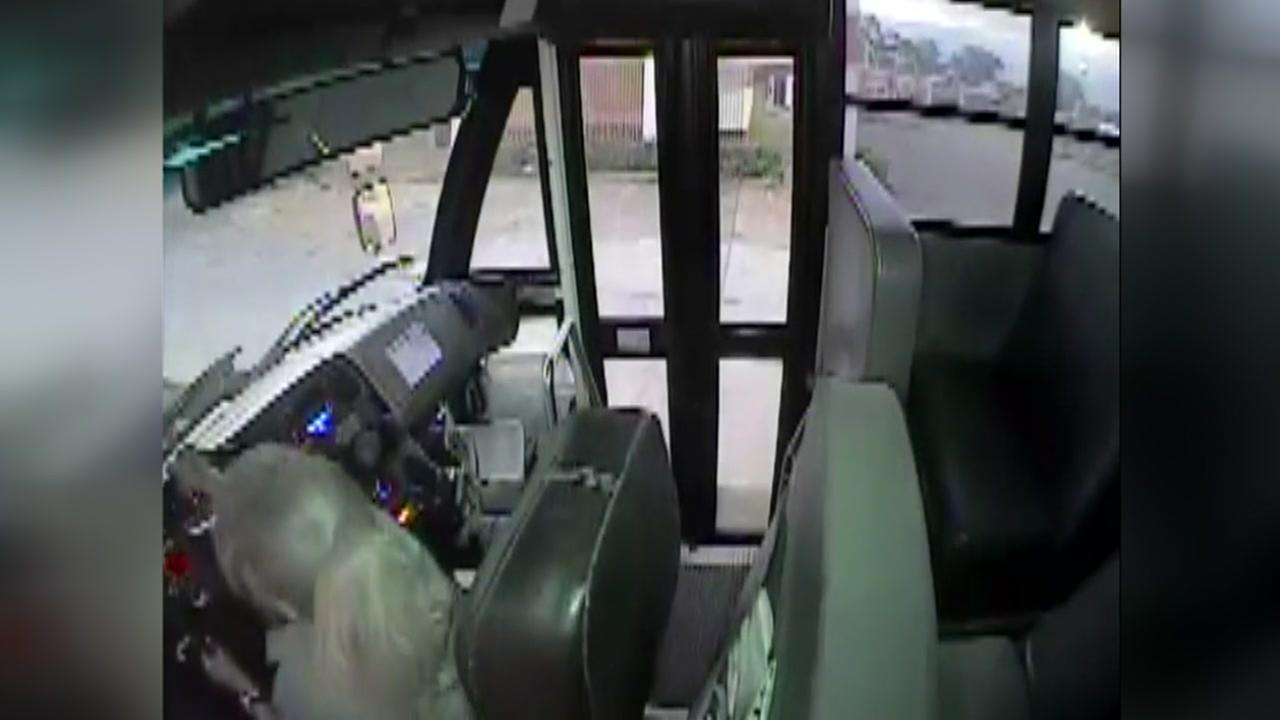 Video of school bus crash