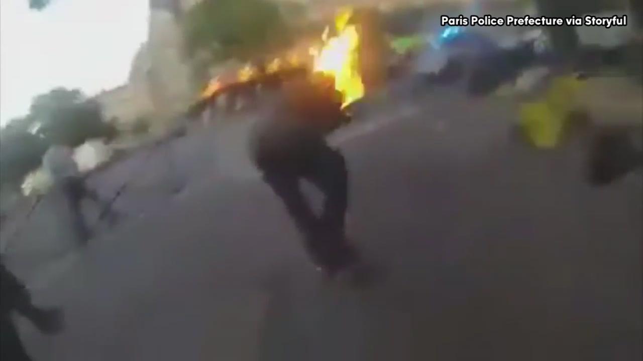 Man catches on fire after being tasered