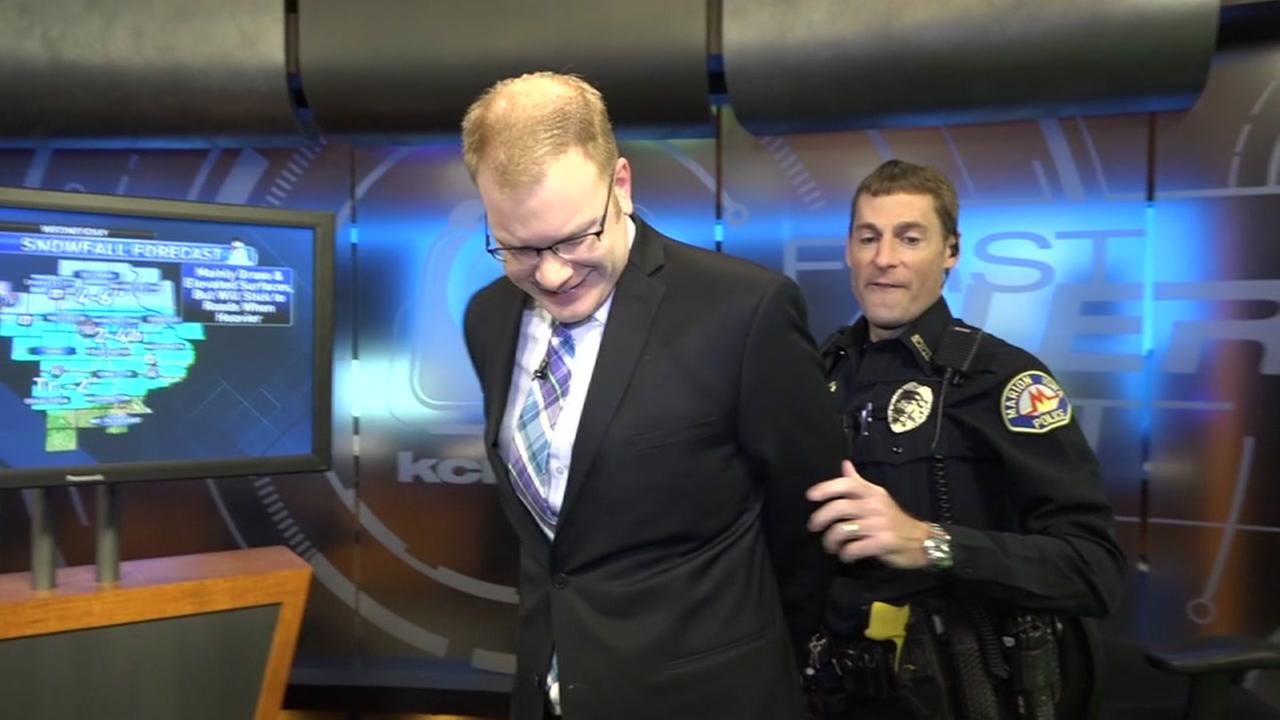 Meteorologist arrested for stealing spring
